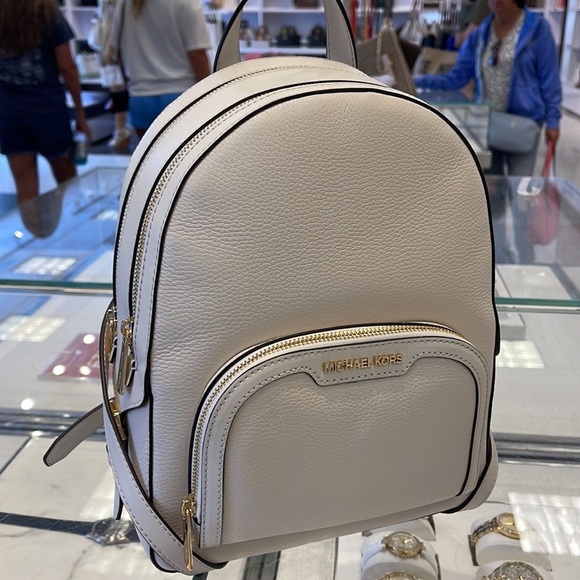 Michael Kors Jaycee Medium Logo Backpack
Light Cream - Picture 16 of 16